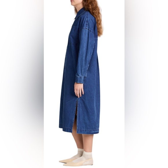 Tibi -Tencel Cotton Shirtdress SIZE S Lagan, minimalist, modern style oversize - Picture 2 of 9